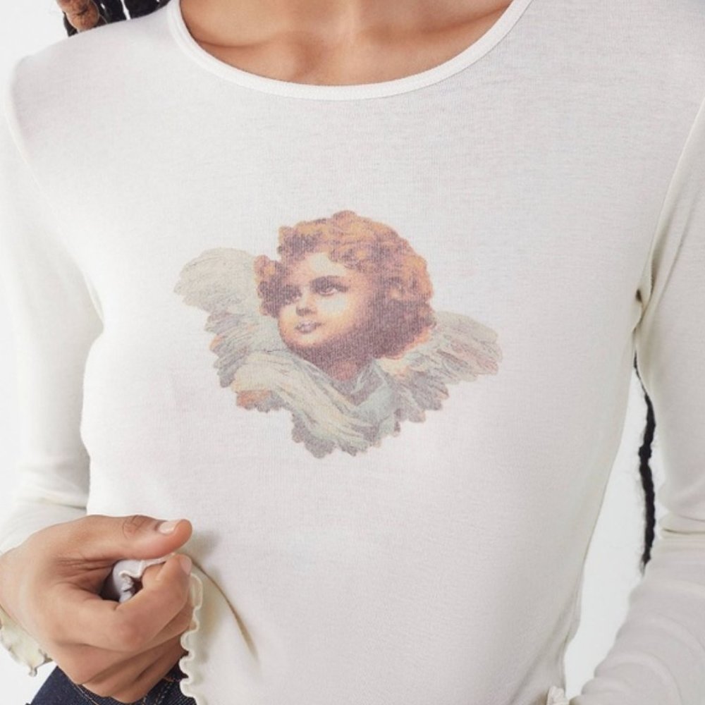 UO Truly Madly Deeply Angel Top